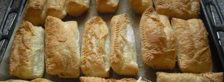 пирожное из слоенного теста. Шаг 6