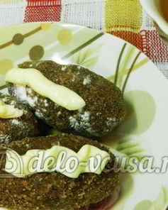 Пирожное картошка с орехами и коньяком