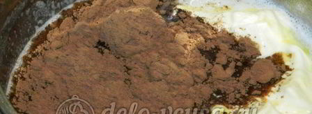 пирожное картошка с орехами и коньяком. Шаг 3