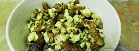 пирожное картошка с орехами и коньяком. Шаг 4