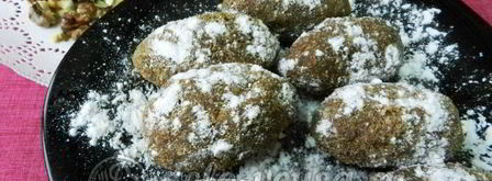 пирожное картошка с орехами и коньяком. Шаг 10