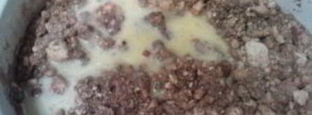 пирожное колбаска из печенья. Шаг 2