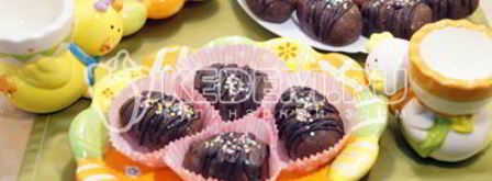 пирожное шоколадное яичко. Шаг 7