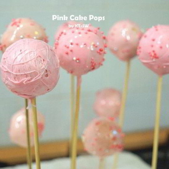Рецепт пирожных розовых кейк попсы