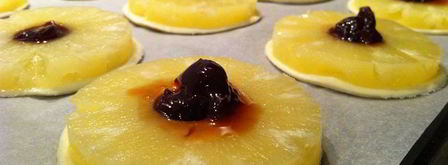 постное пирожное с ананасом. Шаг 4