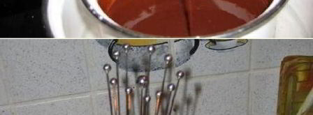 шоколадные пирожные с клубникой в желе. Шаг 4