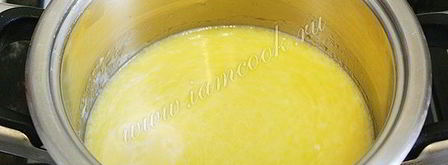 заварные пирожные с кремом из сгущенного молока. Шаг 3