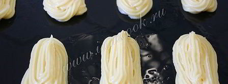 заварные пирожные с кремом из сгущенного молока. Шаг 8