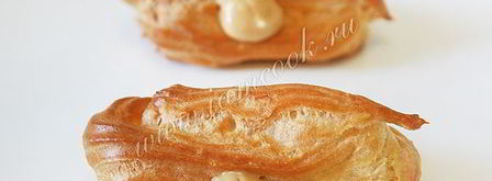 заварные пирожные с кремом из сгущенного молока. Шаг 11