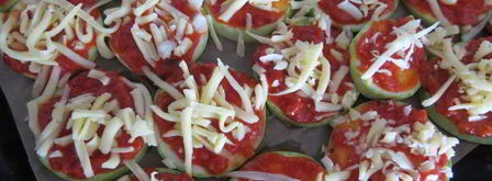 мини-пиццы на кабачке. Шаг 3