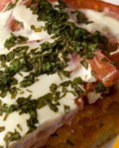 Оранжевая пицца