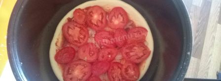 овощная пицца в мультиварке. Шаг 4