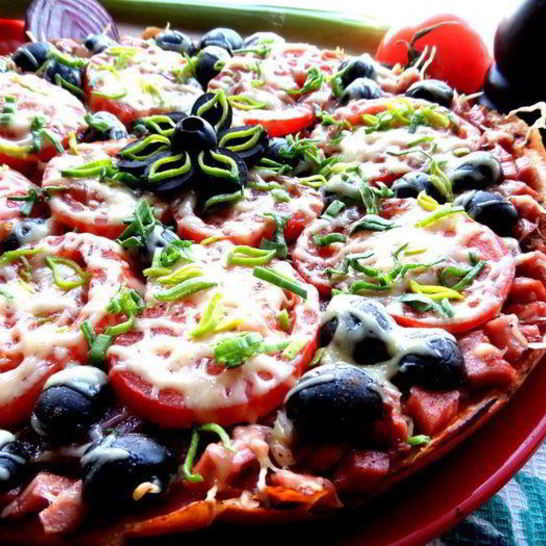 Рецепт пиццы без духовки