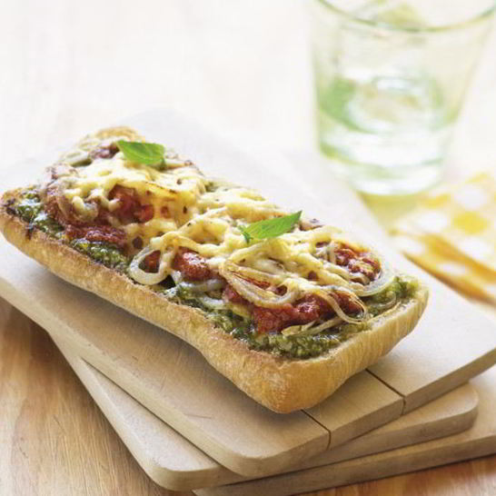 Рецепт пиццы из батона