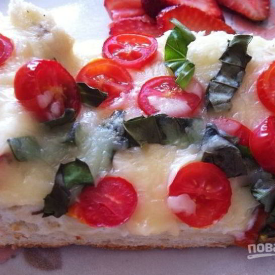Рецепт пиццы маргариты на хлебе