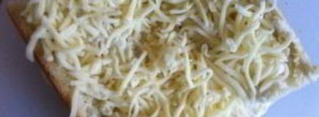 пицца маргарита на хлебе. Шаг 3