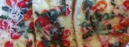 пицца маргарита на хлебе. Шаг 5