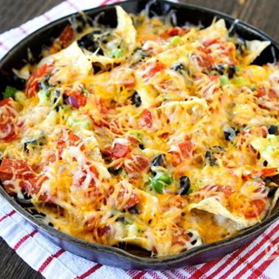 Рецепт пиццы на чипсах