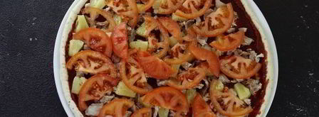 пицца на кефире и майонезе. Шаг 12