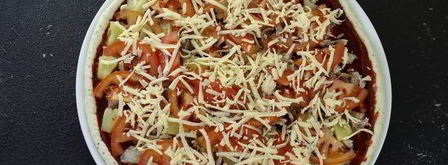 пицца на кефире и майонезе. Шаг 13