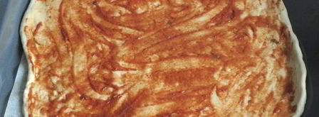 пицца на кефире в духовке. Шаг 8