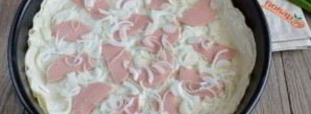 пицца на лаваше в духовке. Шаг 3