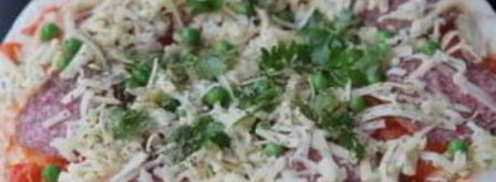 пицца на лаваше. Шаг 4