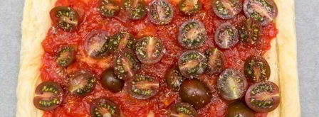 пицца на слоеном бездрожжевом тесте. Шаг 8