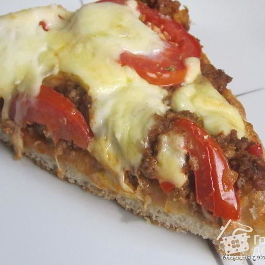 Рецепт пиццы на турецкой лепешке