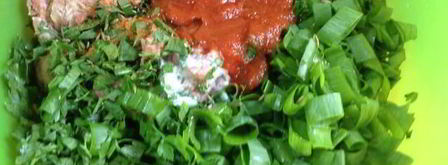 пицца по-турецки с огуречным соусом. Шаг 3