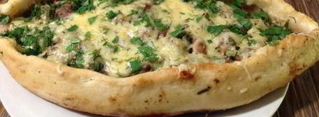 пицца по-турецки с огуречным соусом. Шаг 7