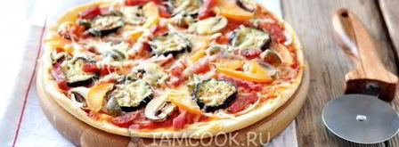 пицца с баклажанами. Шаг 13