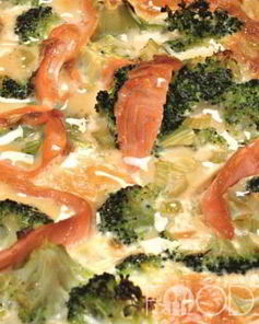 Пицца с брокколи и цветной капустой