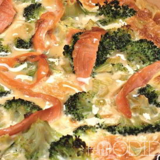 Рецепт пиццы с брокколи и цветной капустой