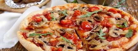 пицца с грибами и сыром. Шаг 10