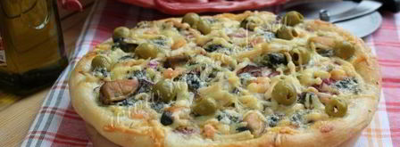 пицца с морепродуктами. Шаг 9