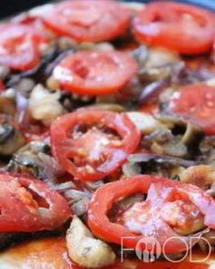 Пицца с шампиньонами