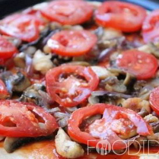 Рецепт пиццы с шампиньонами