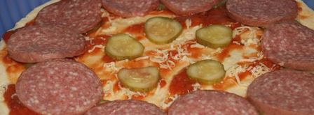 пицца сальсичча с красным перцем. Шаг 6