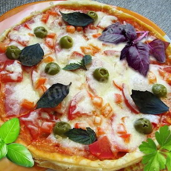 Рецепт слоеной пиццы в мультиварке