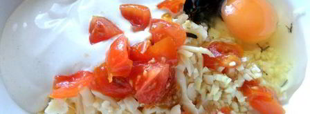 сырная пицца на хлебе. Шаг 4