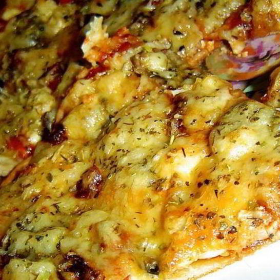 Рецепт сырной пиццы