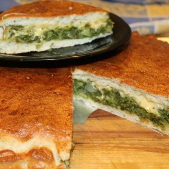 Рецепт закрытой пиццы с брокколи