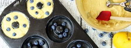 домашние пончики без дрожжей на молоке. Шаг 3