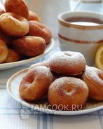 Пончики дрожжевые