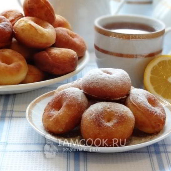 Рецепт пончиков дрожжевых