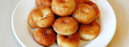 пончики дрожжевые. Шаг 12