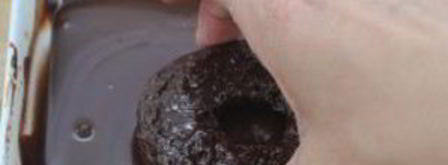 шоколадные пончики. Шаг 6