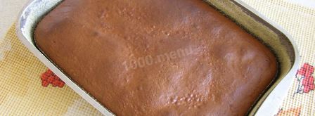 коврижка с вареньем на кефире. Шаг 6