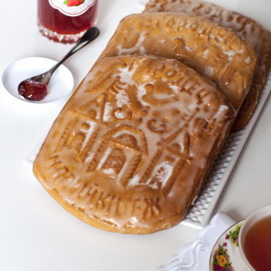 Рецепт печатного пряника с джемом